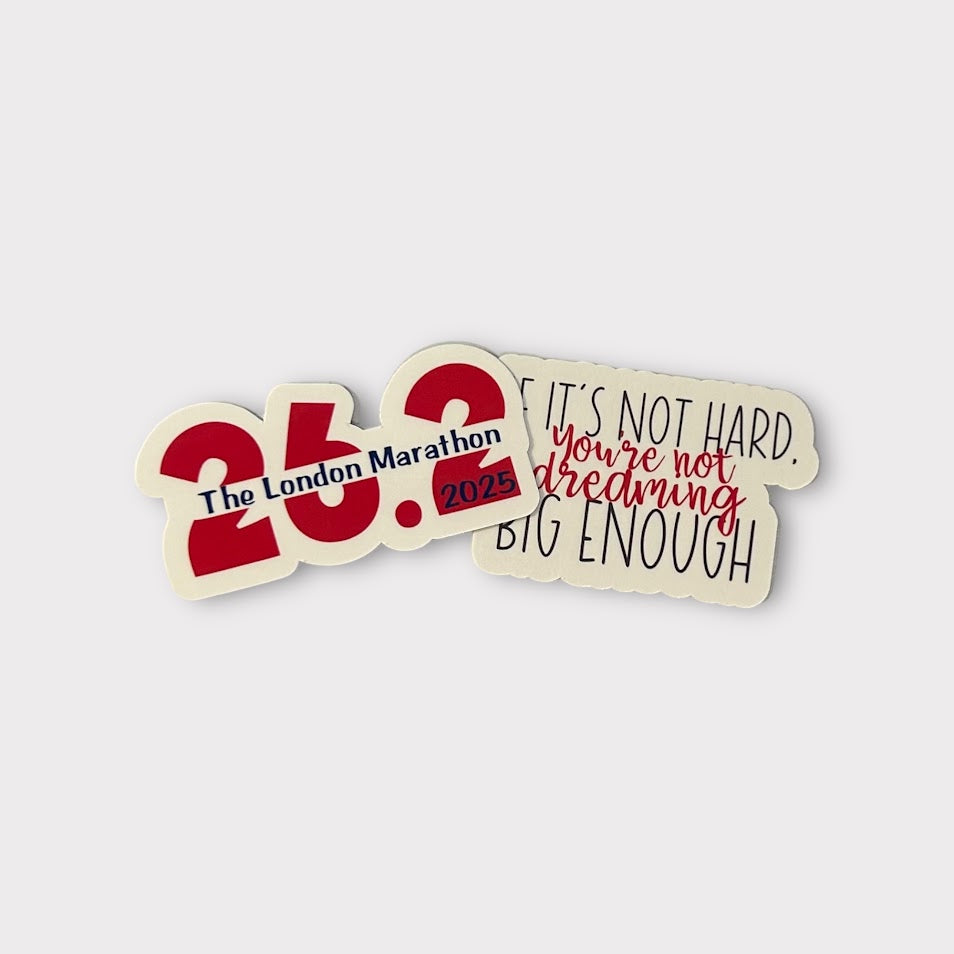 Personalized Race Sticker