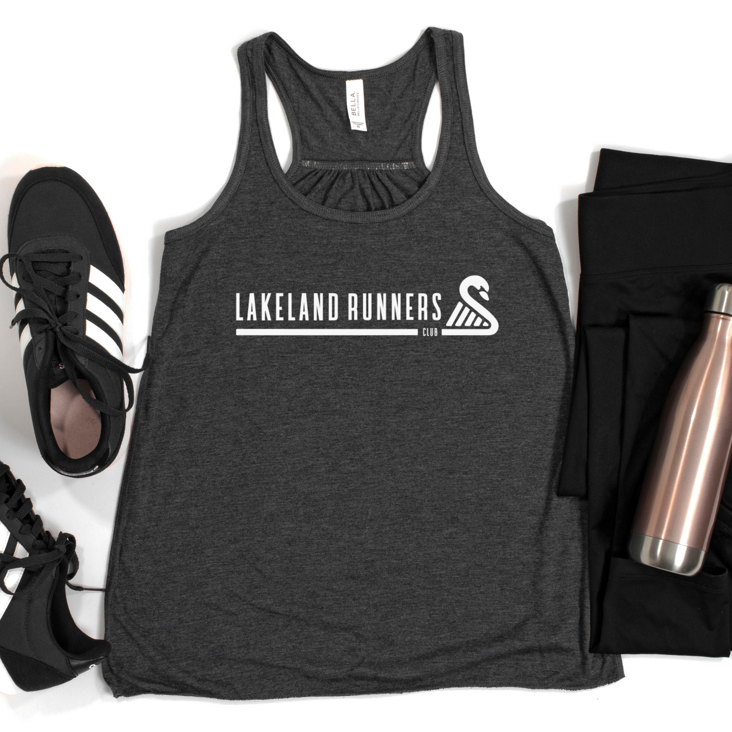 Lakeland Runners Club Flowy Racerback Tank