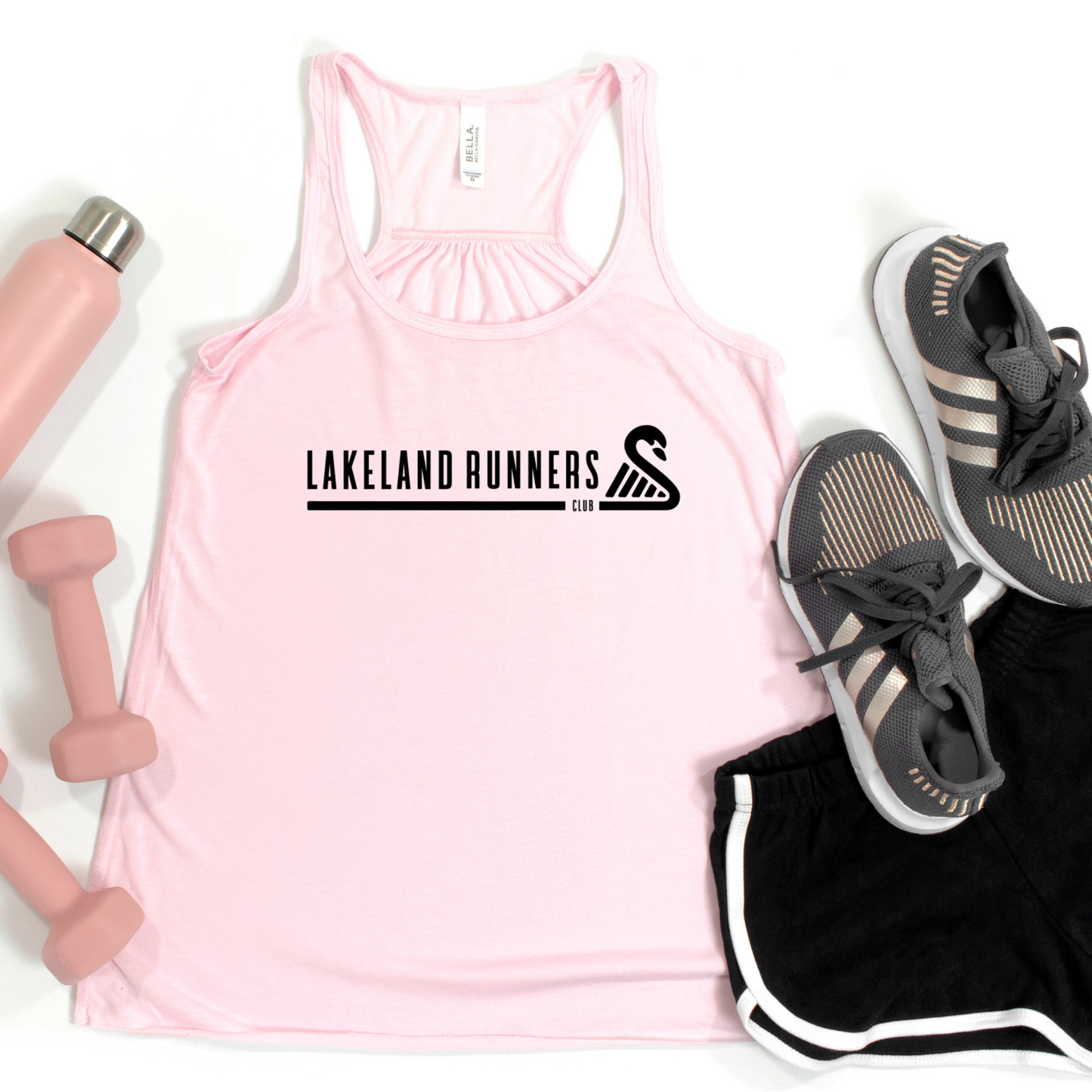 Lakeland Runners Club Flowy Racerback Tank