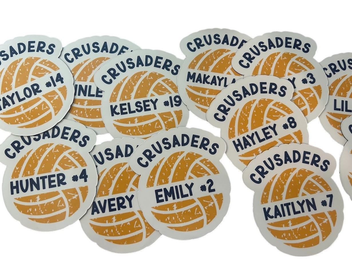 Volleyball Sticker | Personalized