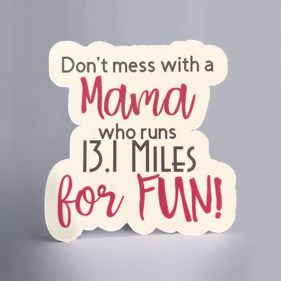Mother Runner Sticker or Magnet