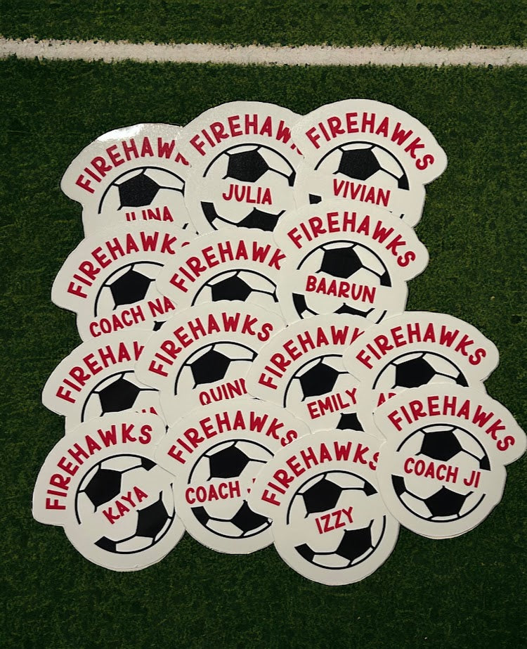 Personalized Soccer Team Stickers