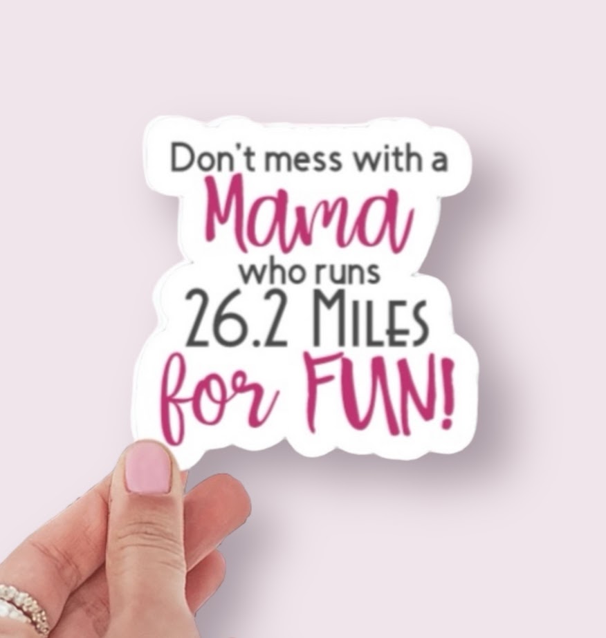 Mother Runner Sticker or Magnet