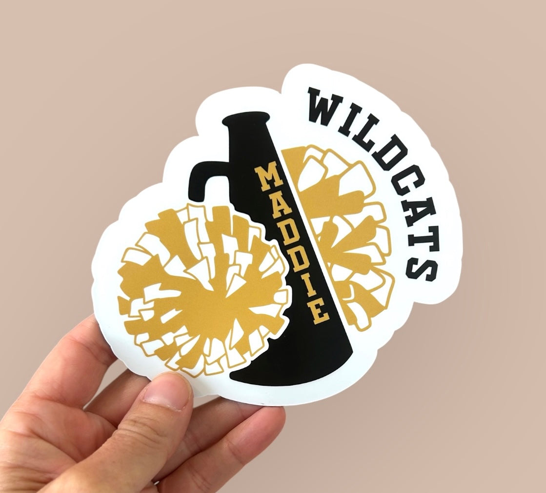 Cheer Sticker | Personalized