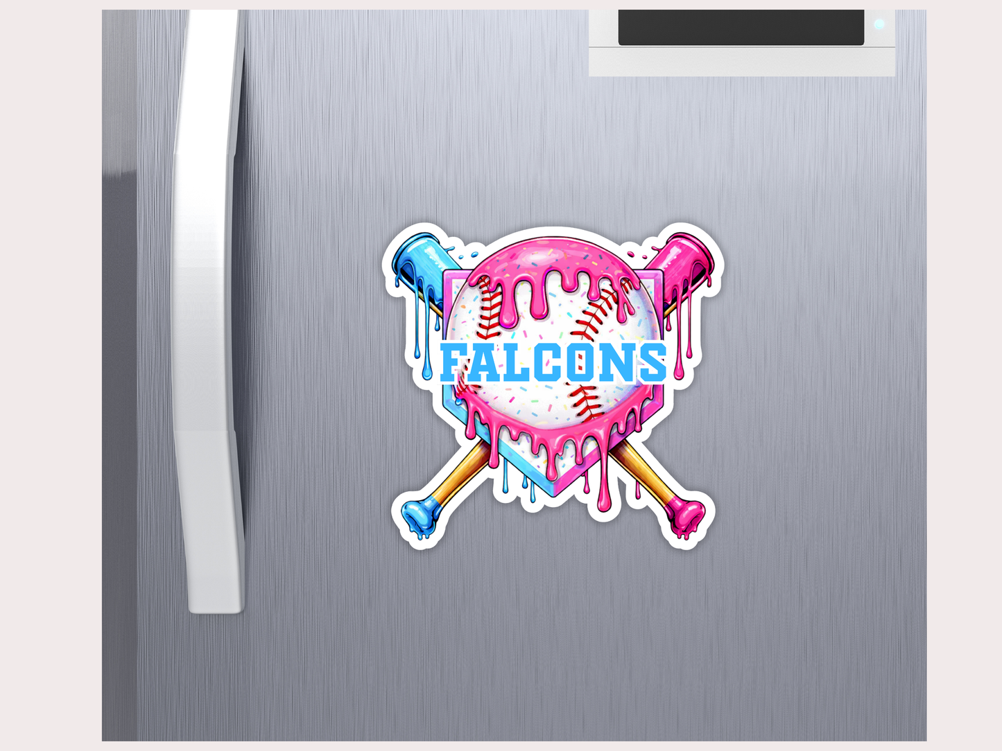 Baseball Drip Magnet | Personalized