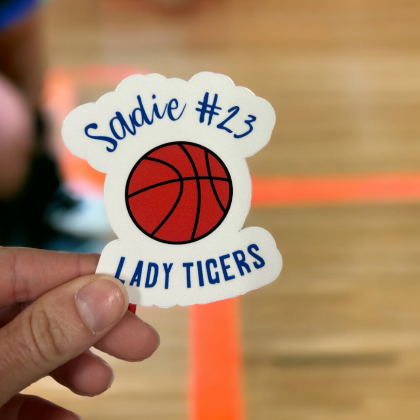 Personalized Basketball Stickers