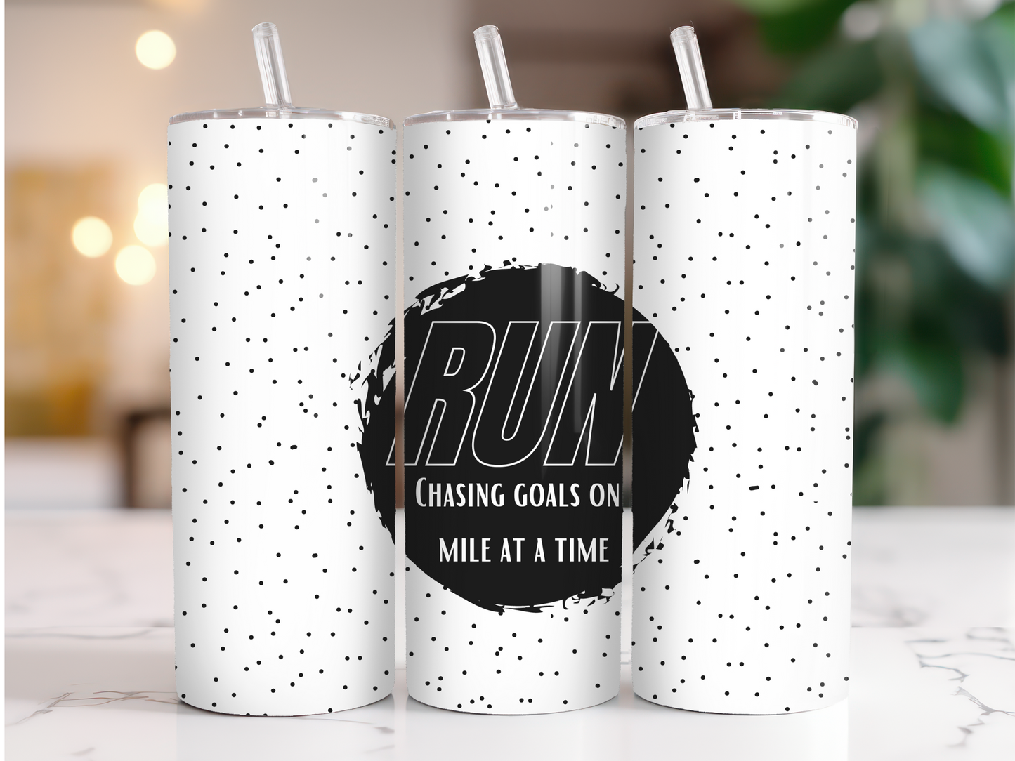 Run...Chasing Goals Tumbler