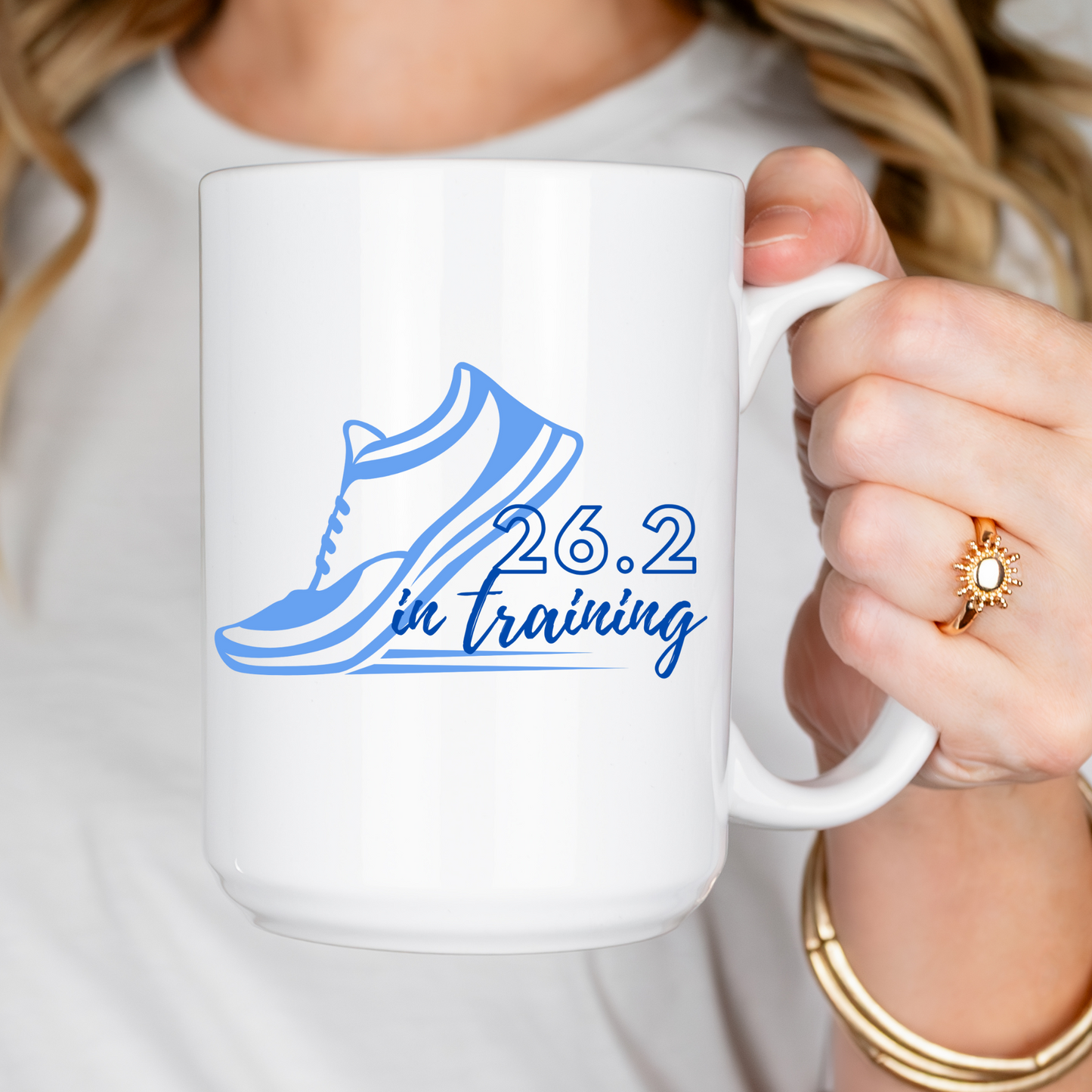 “26.2 In Training” – 15 oz Marathon Motivation Coffee Mug