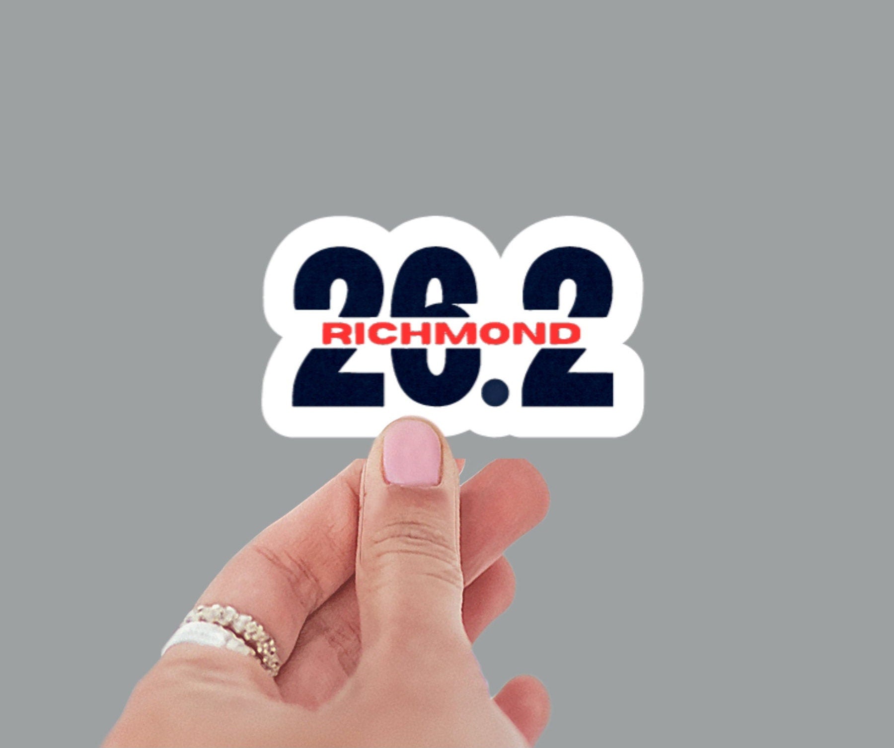 Richmond 26.2 Sticker | Marathon sticker for water bottle | Marathon runner magnet | Gift for marathoner