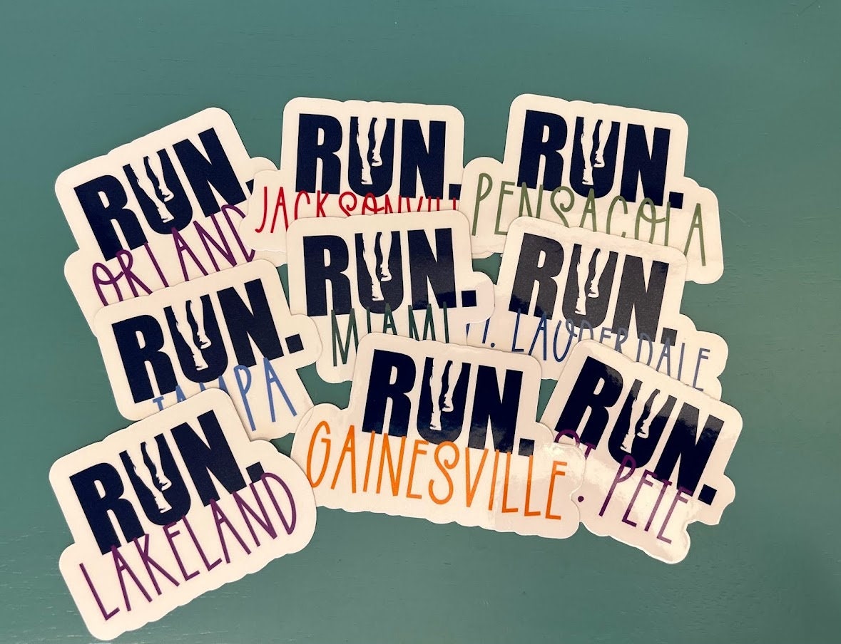RUN Berlin Sticker or Magnet
