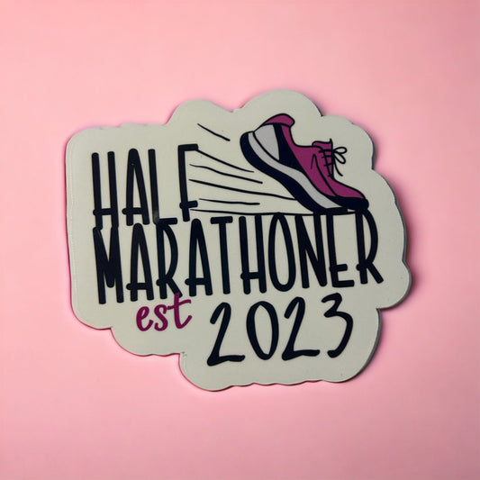 Half Marathoner Sticker or Magnet