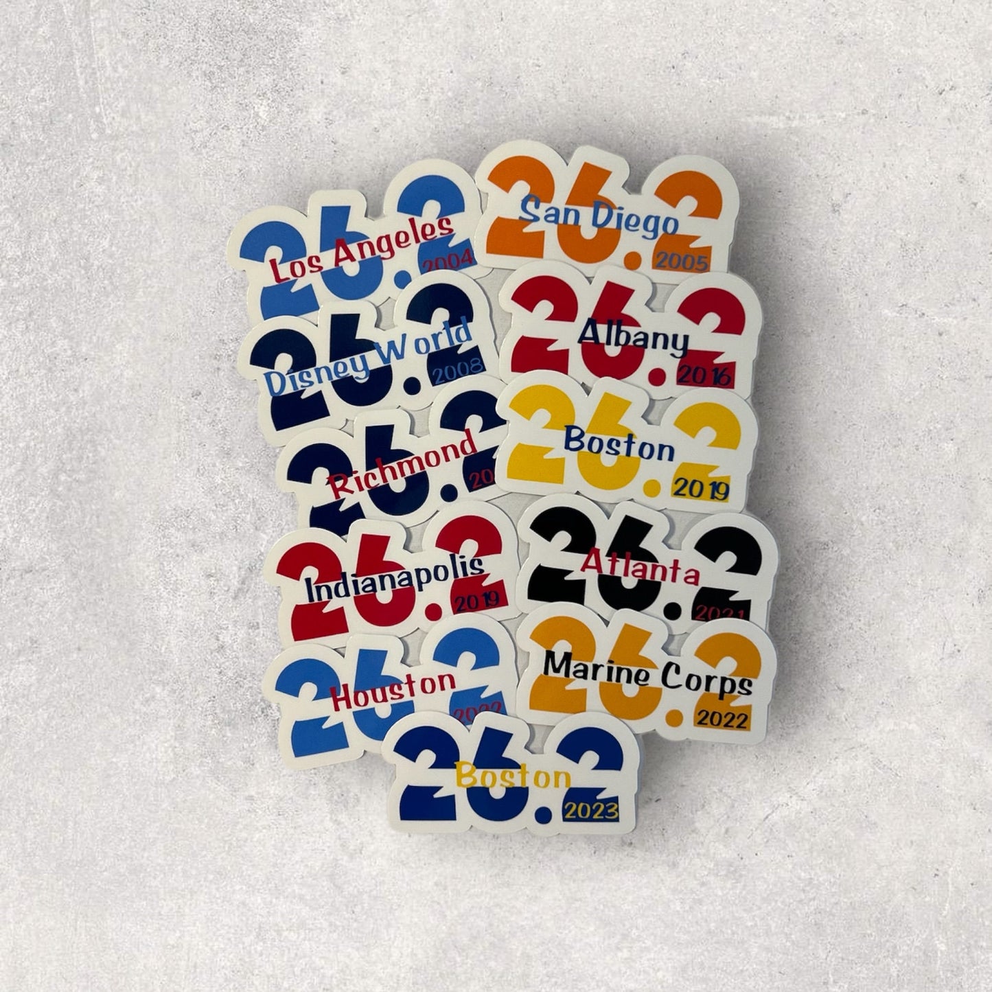 Personalized Race Sticker