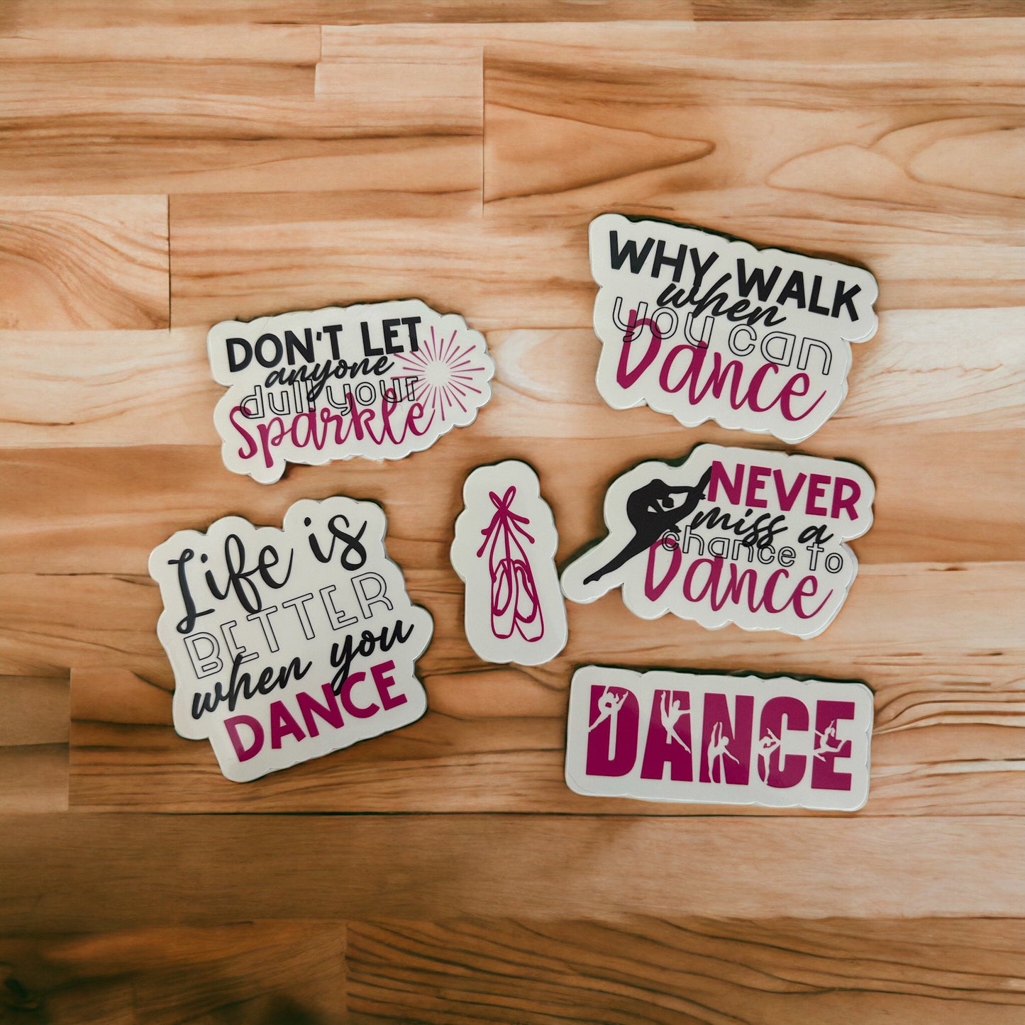 Dance sticker set | Dance water bottle sticker | Gift for Dancer | Stocking stuffer for Dancer | Life is better when you Dance