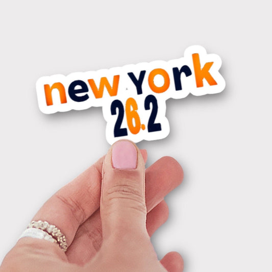 New York 26.2 Sticker or Magnet
