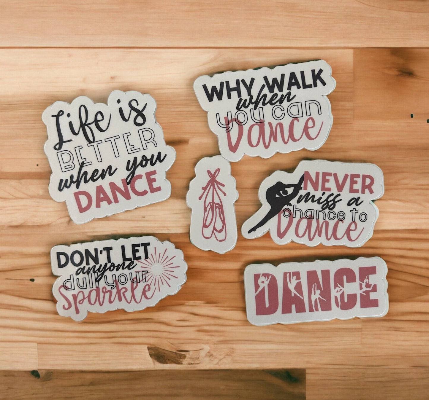 Dance sticker set | Dance water bottle sticker | Gift for Dancer | Stocking stuffer for Dancer | Life is better when you Dance