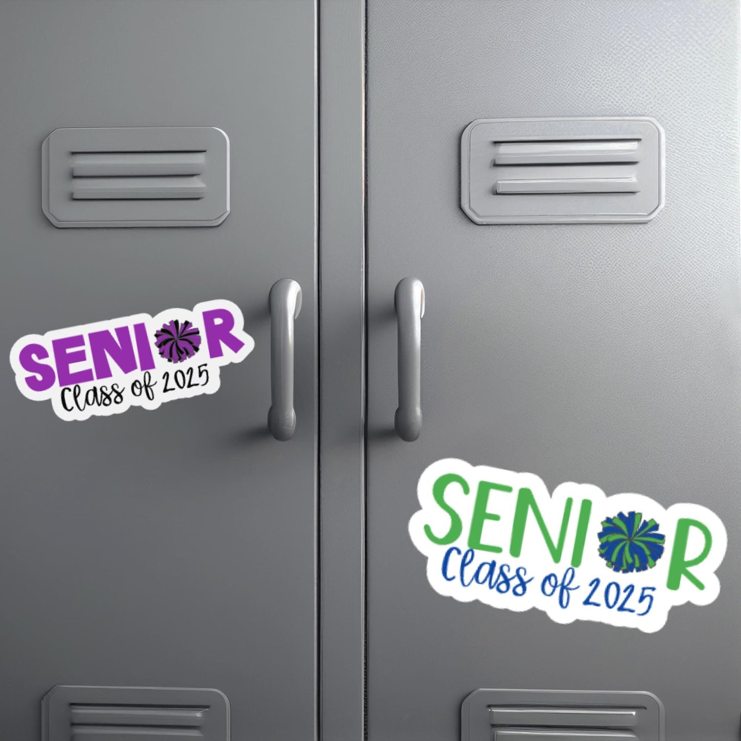Personalized Senior Cheer Magnet: Custom Name & Year, School Colors