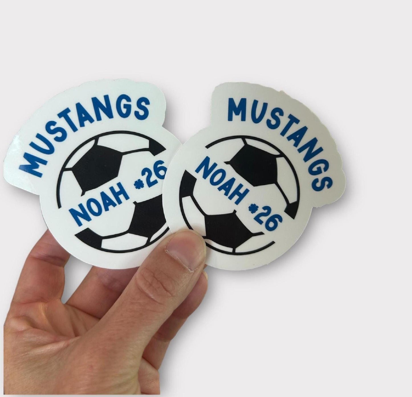 Personalized Soccer team stickers