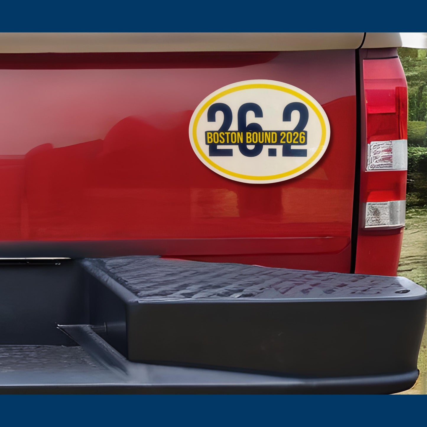 26.2 boston bound sticker