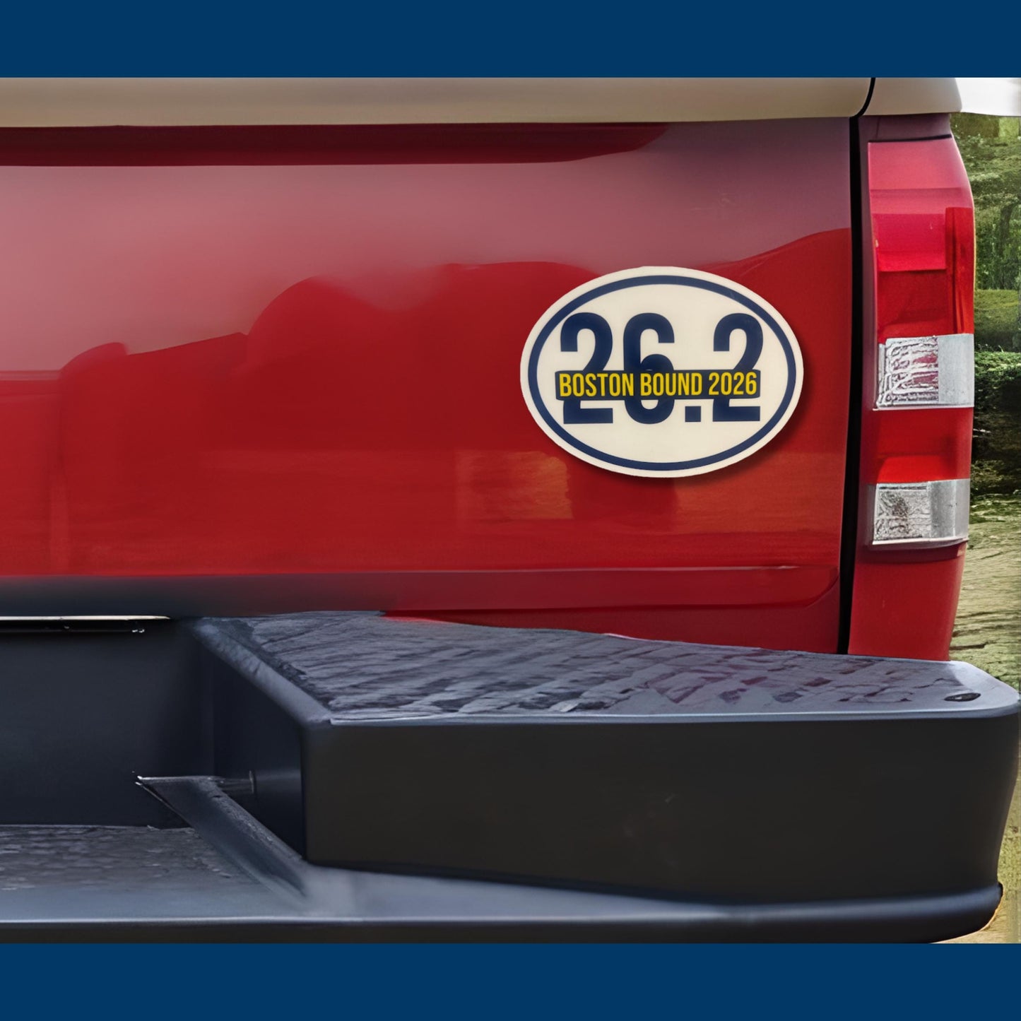 26.2 boston bound sticker