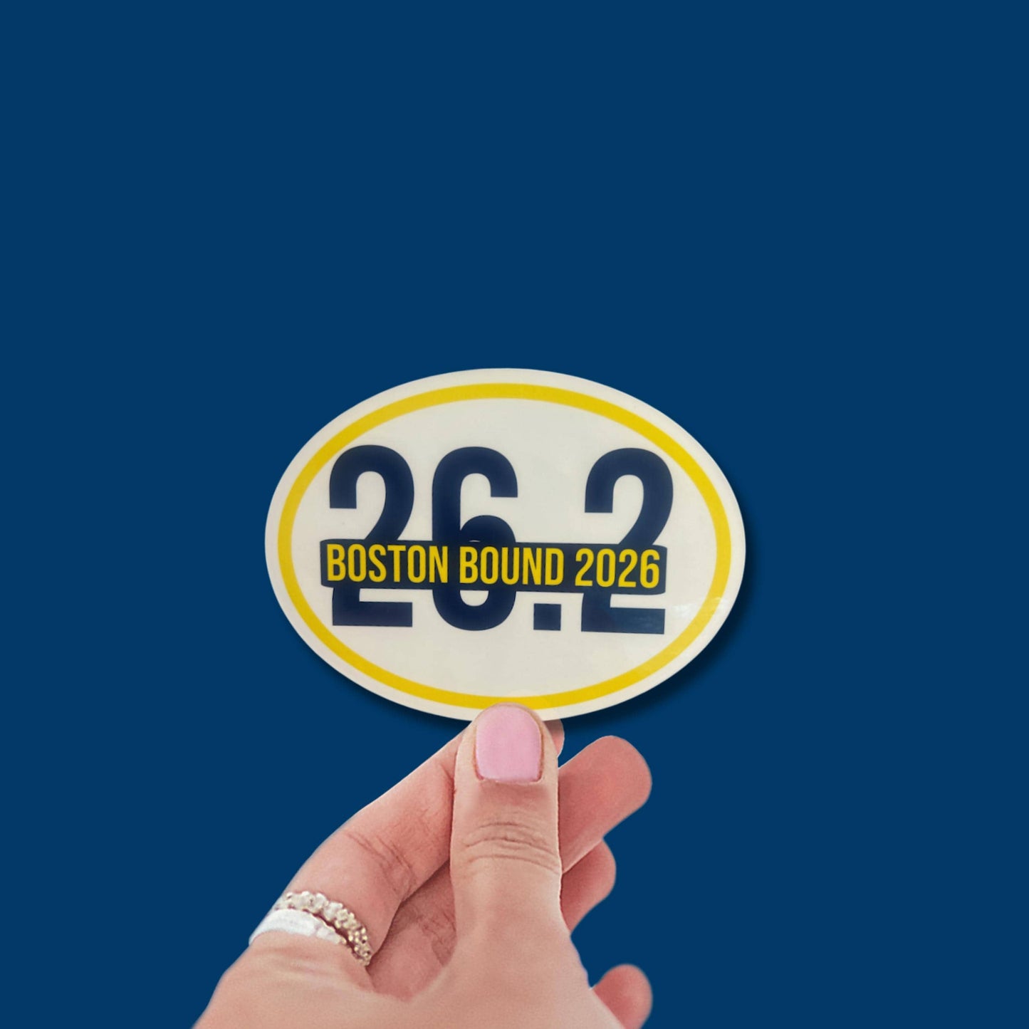 26.2 boston bound sticker
