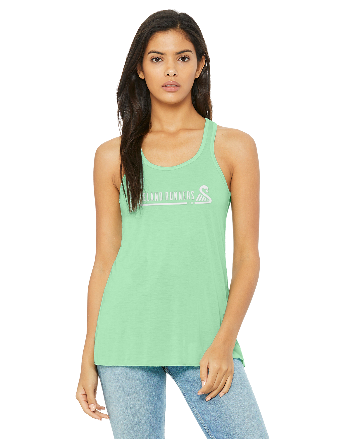 Lakeland Runners Club Flowy Racerback Tank