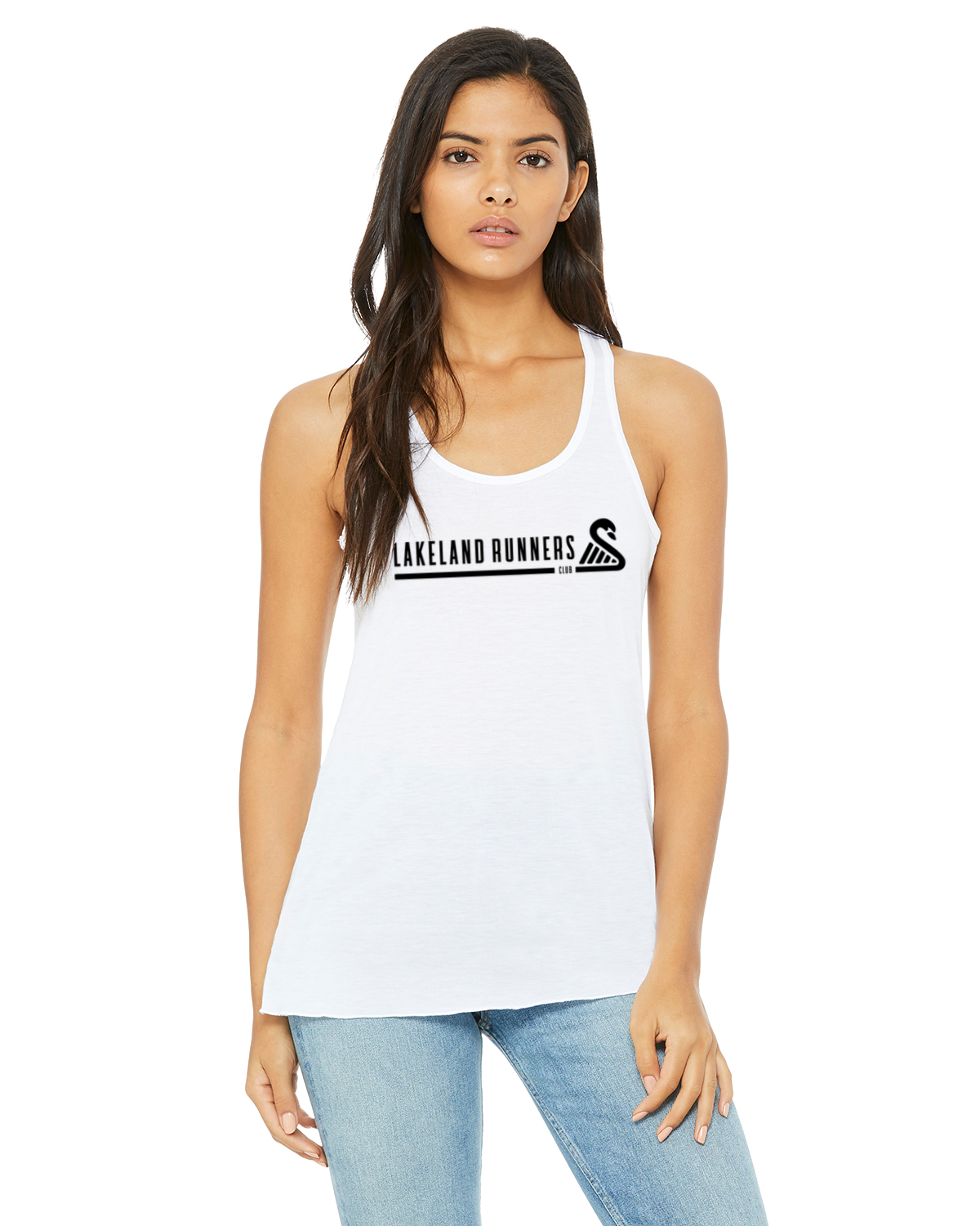 Lakeland Runners Club Flowy Racerback Tank