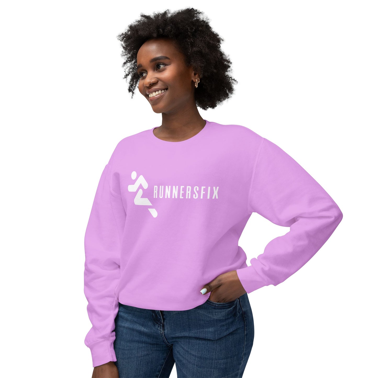 RunnersFix Unisex Lightweight Crewneck Sweatshirt