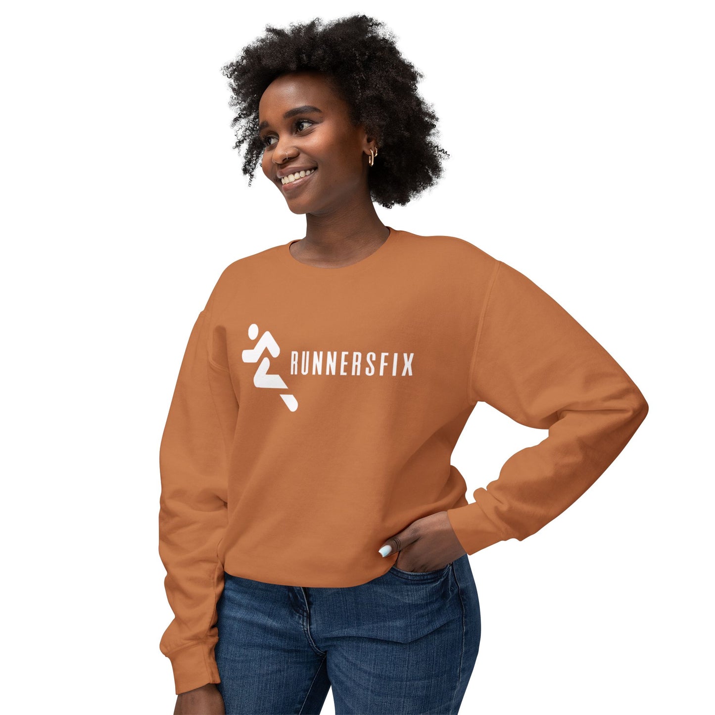 RunnersFix Unisex Lightweight Crewneck Sweatshirt