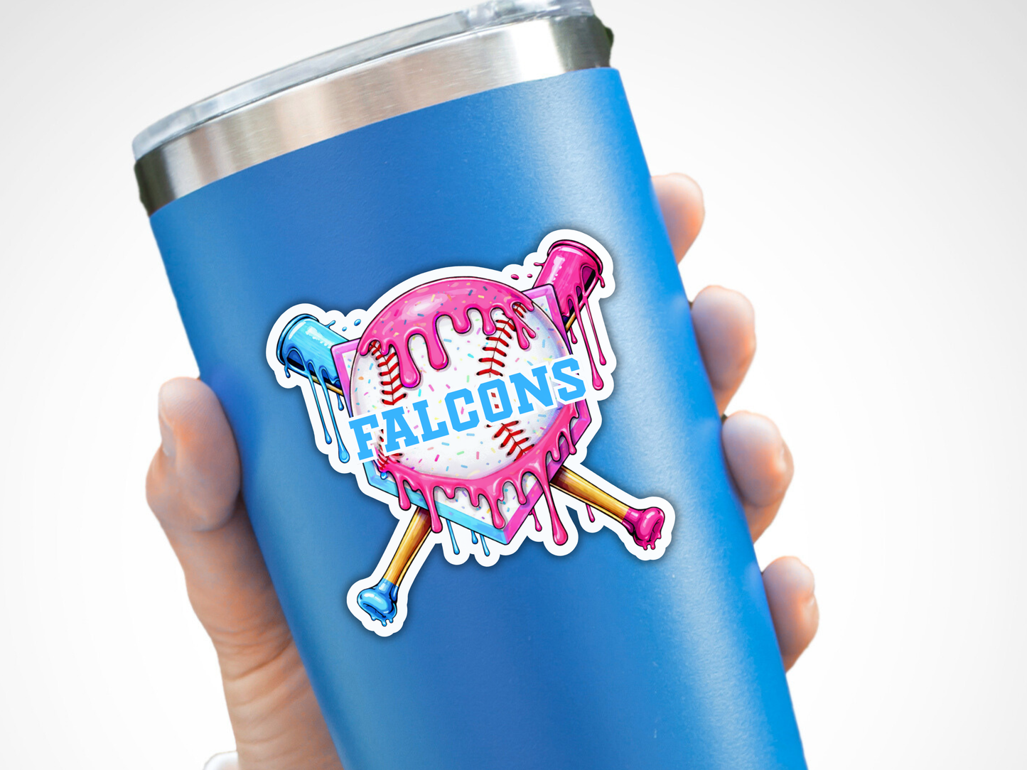 Baseball Drip Sticker | Personalized
