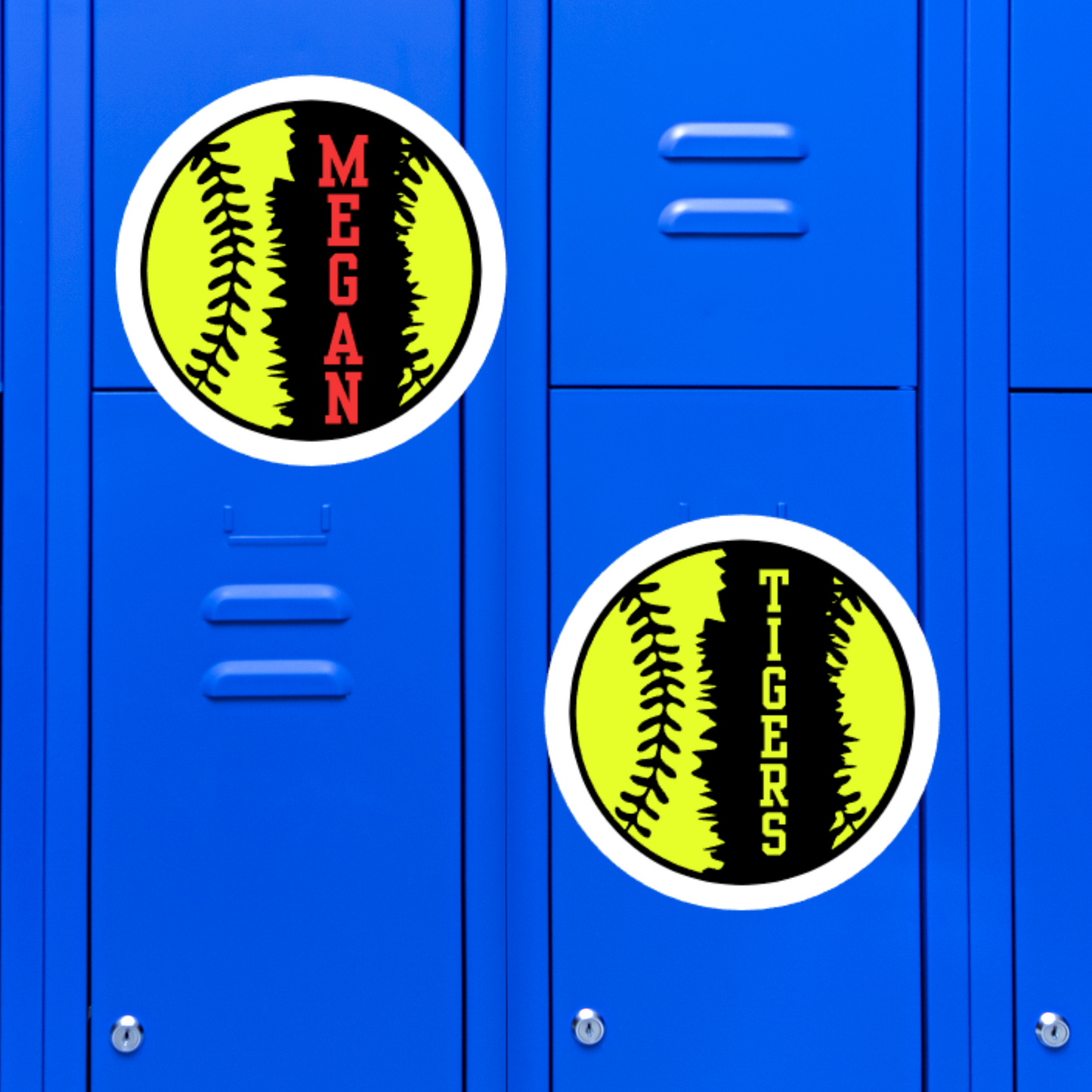 Personalized Softball Locker Magnets (Copy)