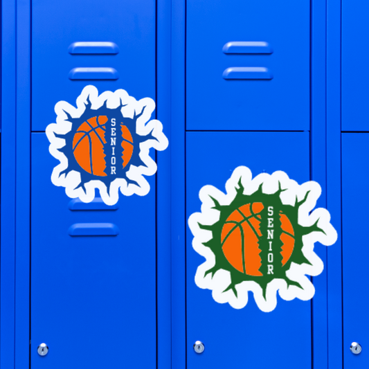 Personalized Basketball Magnets for Lockers