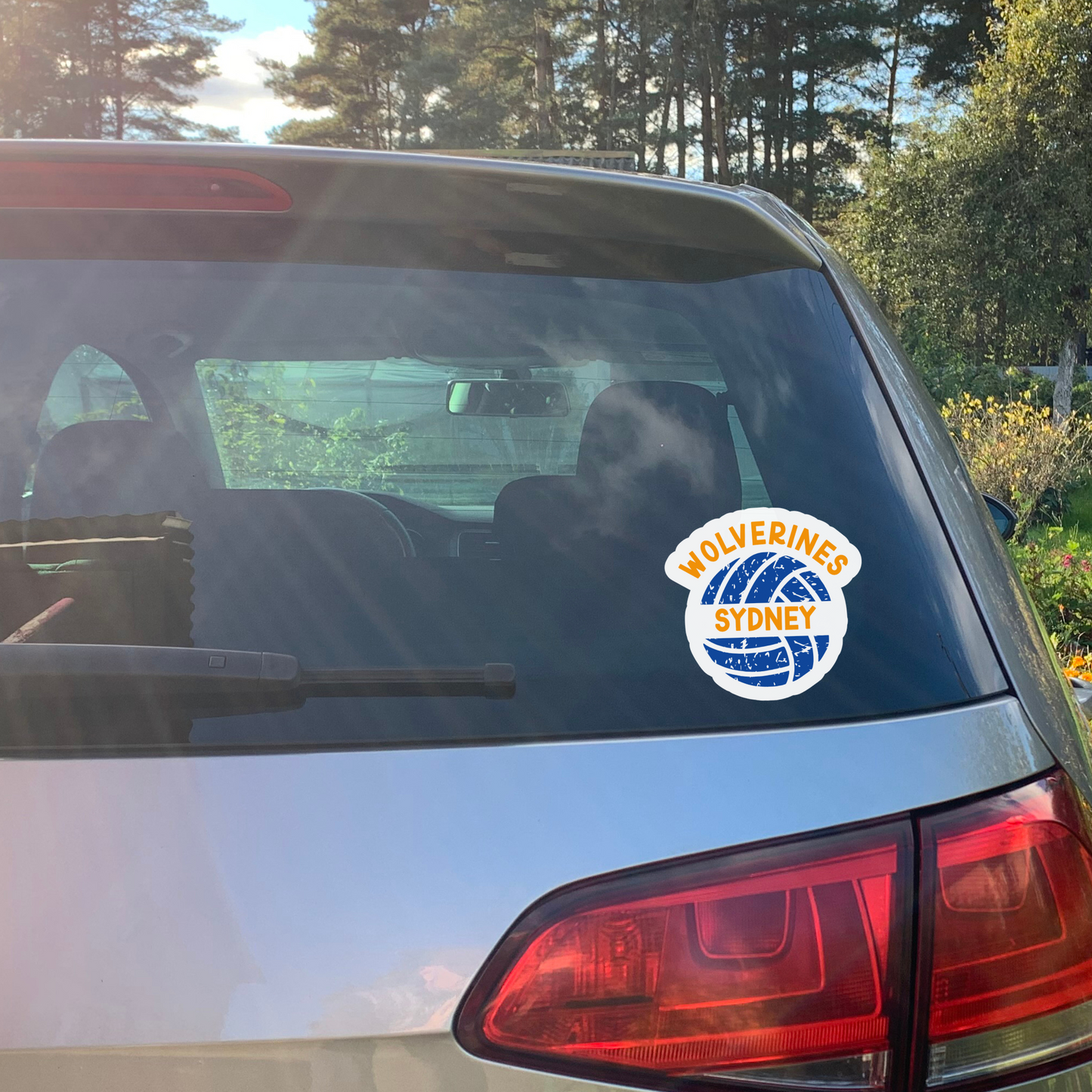 Personalized Volleyball Magnet or Sticker