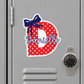 Personalized Sports Letter Magnet or Sticker