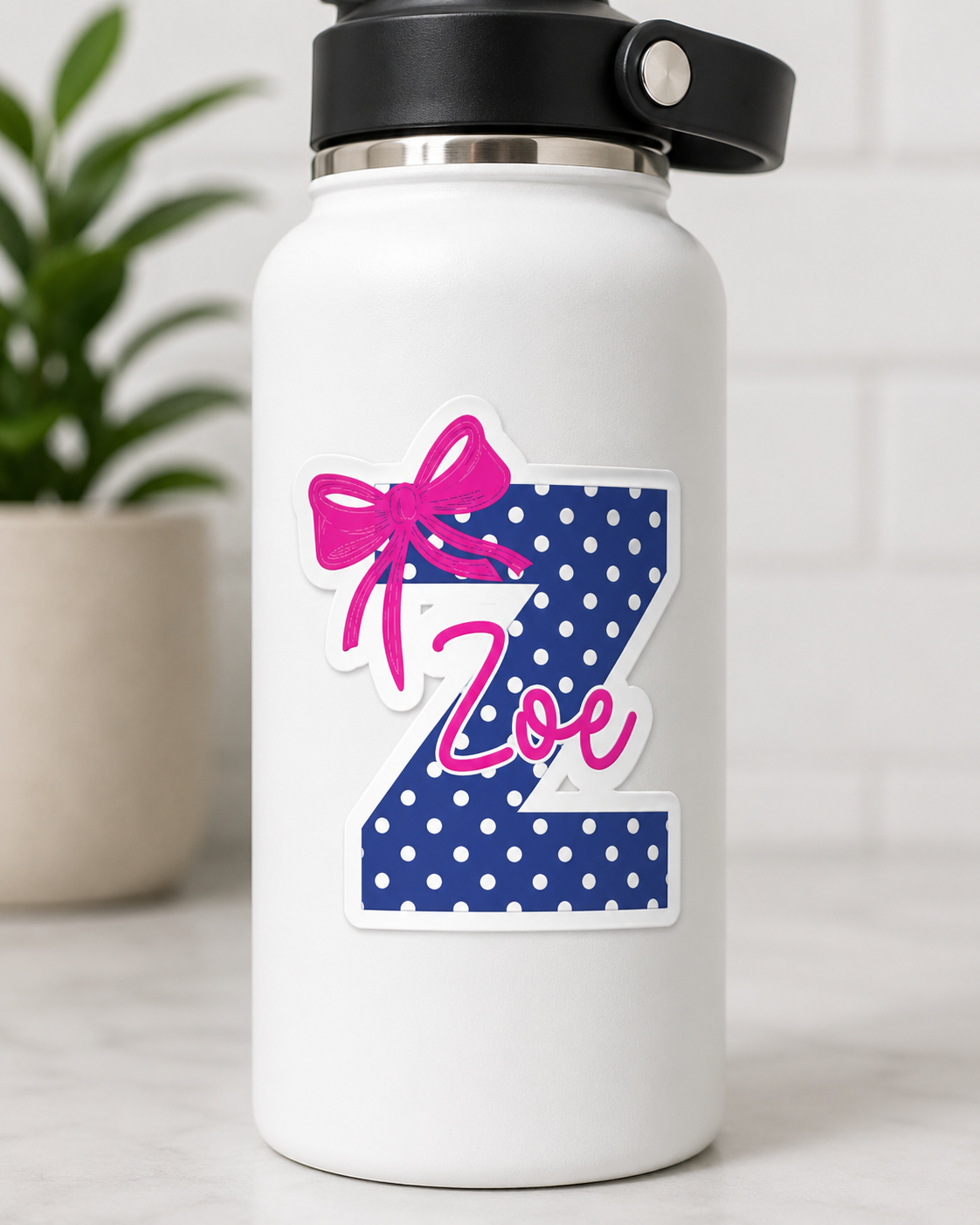 Personalized Sports Letter Magnet or Sticker