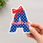 Personalized Sports Letter Magnet or Sticker