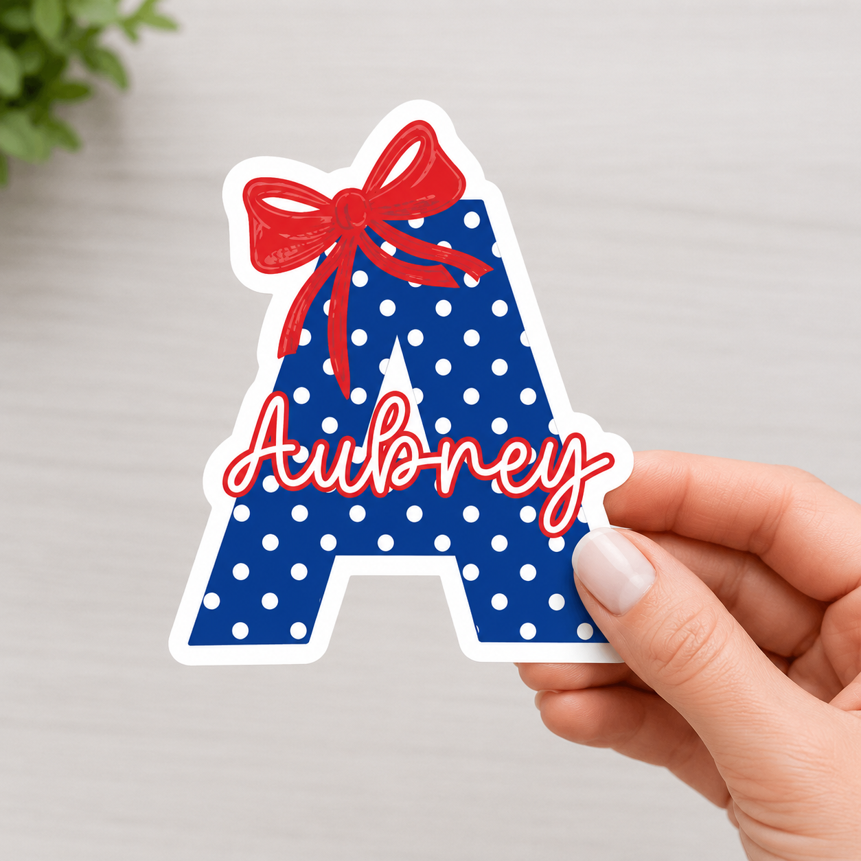 Personalized Sports Letter Magnet or Sticker