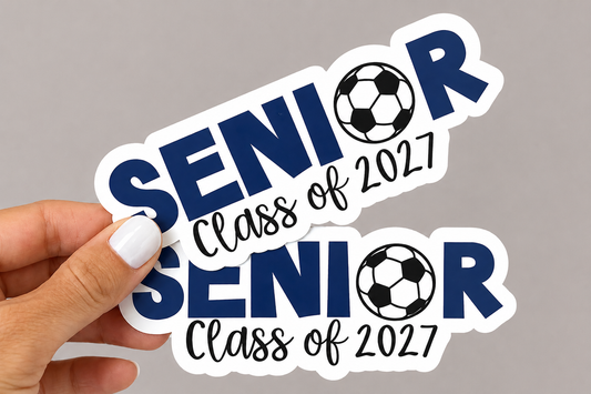 Senior Soccer Magnet | Personalized