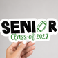 Senior Football Magnet | Personalized