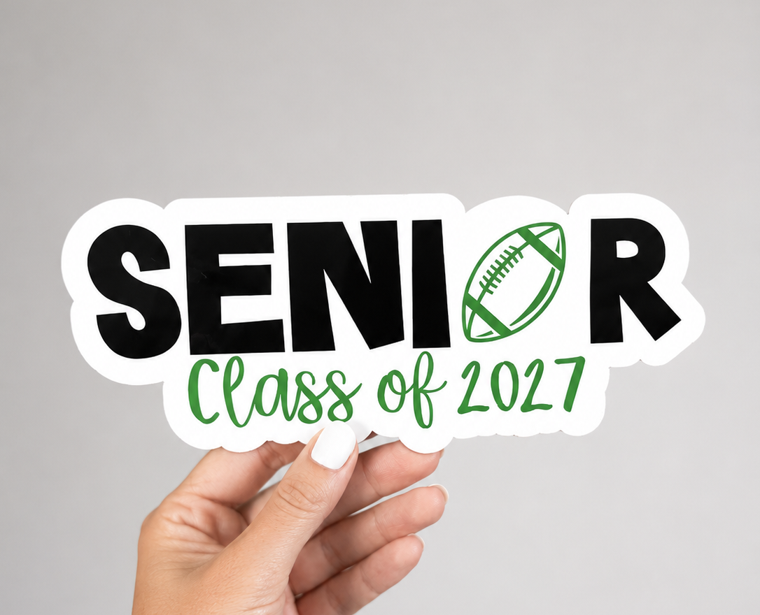 Senior Football Magnet | Personalized