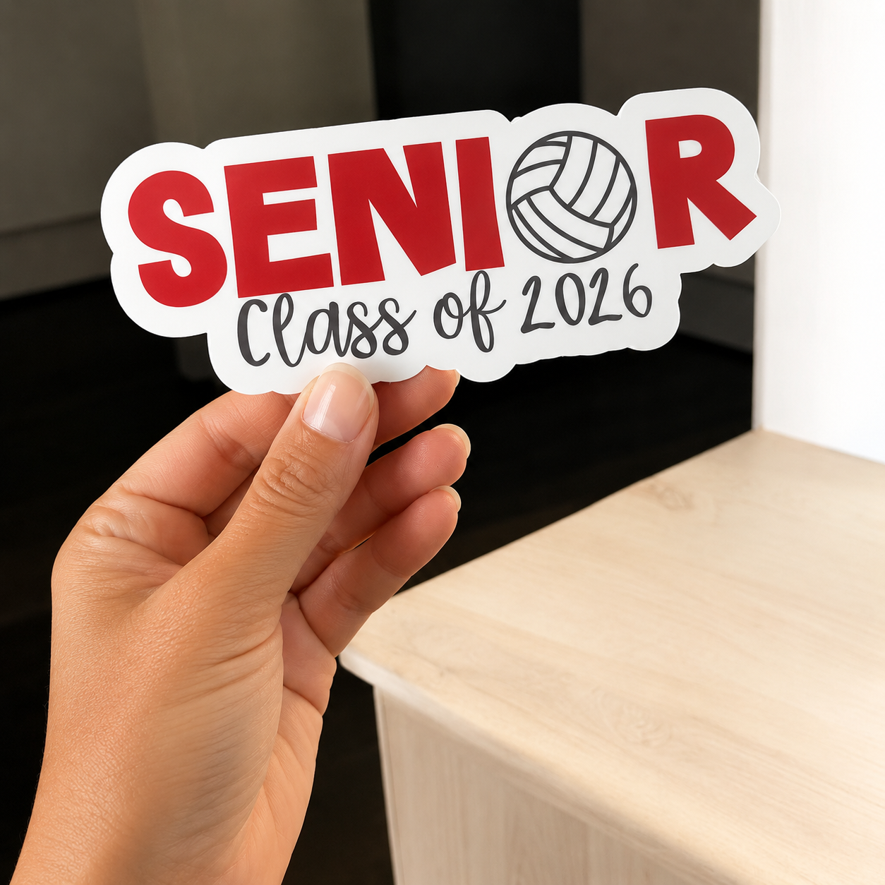 Volleyball Senior Sticker | Personalized