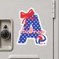 Personalized Volleyball Letter Magnet or Sticker