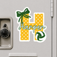 Personalized Volleyball Letter Magnet or Sticker