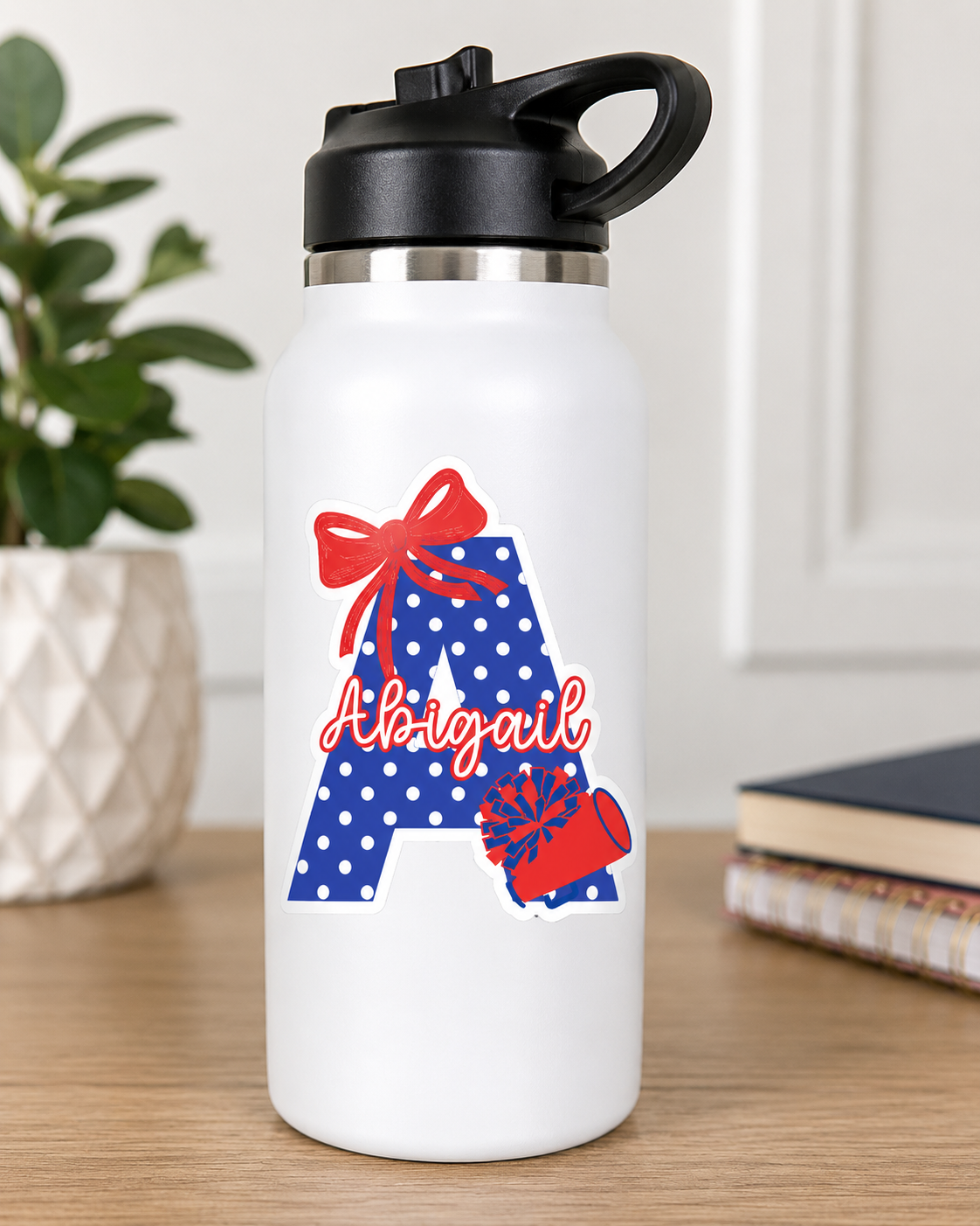 Personalized Cheer Letter Magnet or Sticker