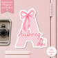 Personalized Dance Letter Magnet or Sticker