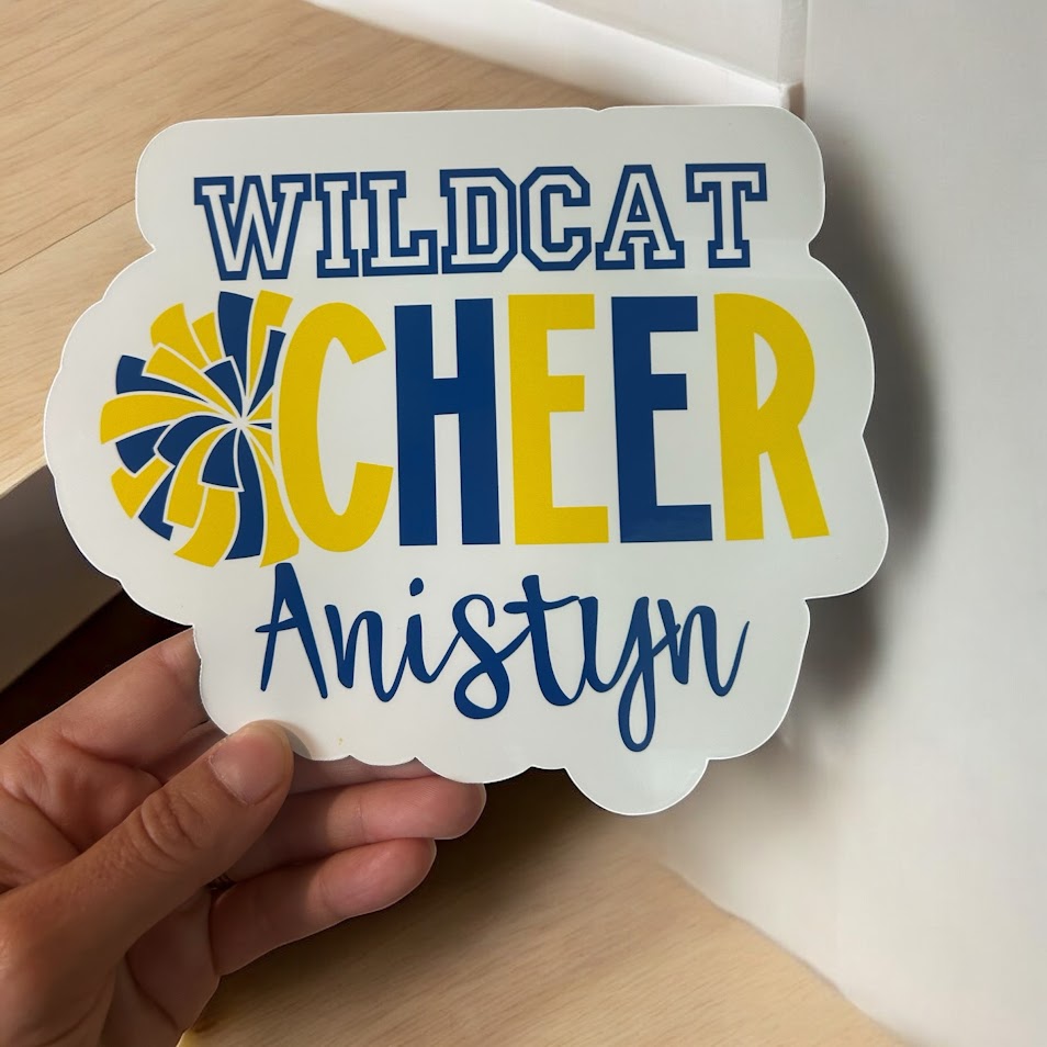 Cheer Sticker | Personalized