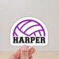 Volleyball Sticker | Personalized