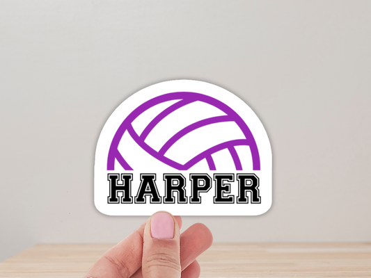 Volleyball Sticker | Personalized