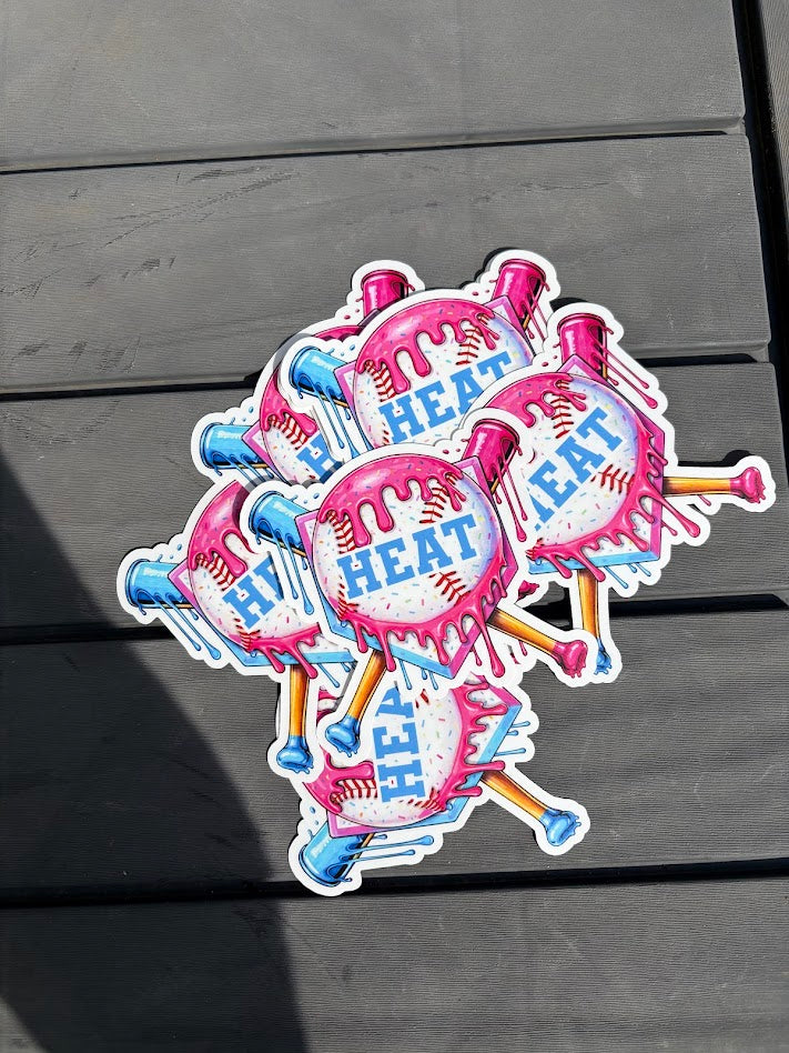 Baseball Drip Magnet | Personalized