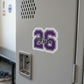 Volleyball Number Magnet | Personalized
