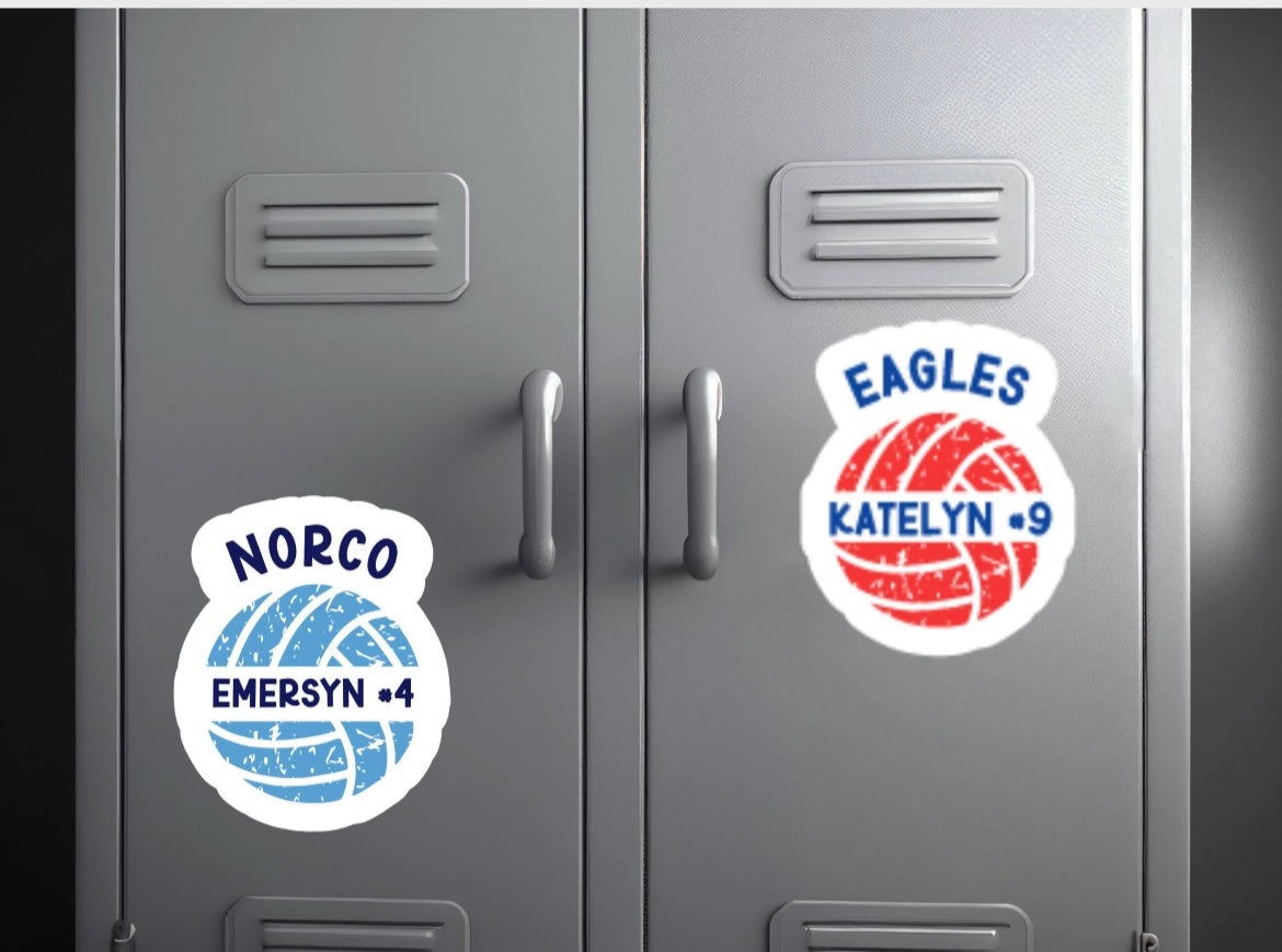 Volleyball Magnet | Personalized
